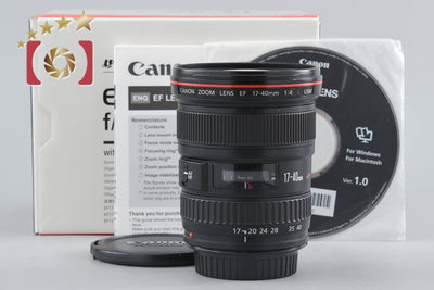[Used] Canon EF 17-40mm f/4 L USM with Original Box