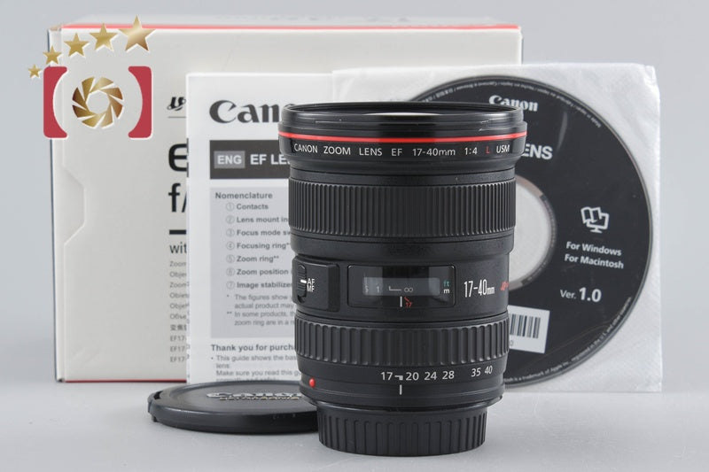 【中古】Canon キヤノン EF 17-40mm f/4 L USM 元箱付き