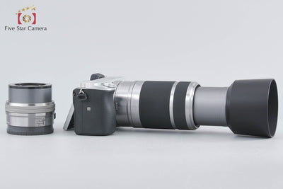 [Used] SONY Sony α6400 ILCE-6400Y Double Zoom Lens Kit Silver, Low Shutter Count