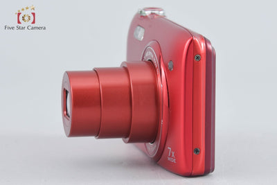[Used] Nikon COOLPIX S3500 Raspberry Red Compact Digital Camera