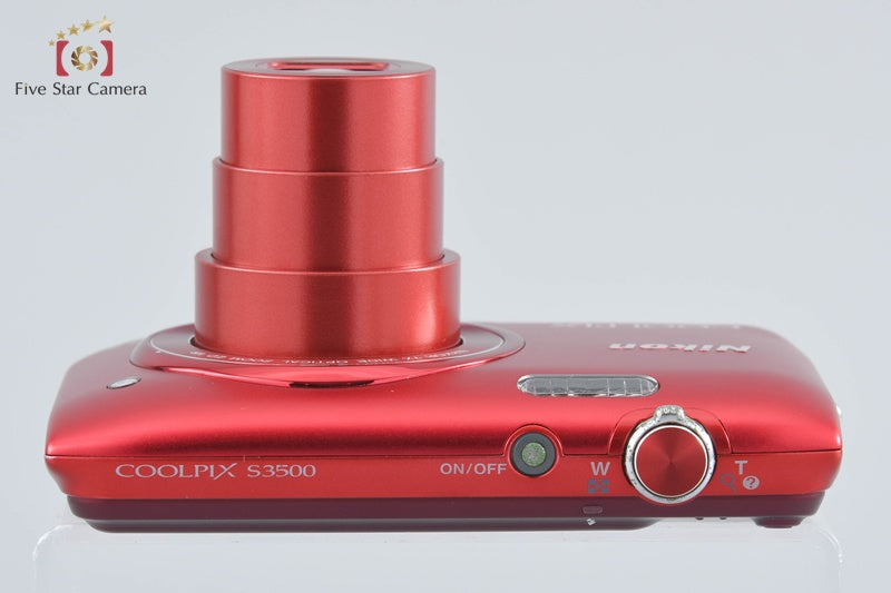 多少難ありNikon COOLPIX S3500 レッド 中古】Nikon ニコン COOLPIX S3500 ラズベリーレッド コンパクト