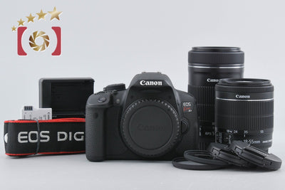 [Used] Canon EOS Kiss X7i Double Zoom Kit - Low Shutter Count