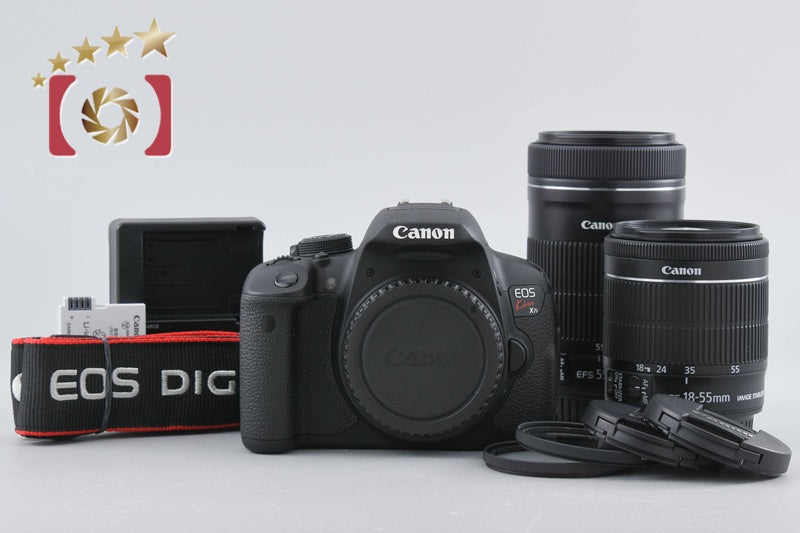 [Used] Canon EOS Kiss X7i Double Zoom Kit - Low Shutter Count
