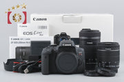 [Used] Canon EOS Kiss X8i Double Zoom Kit - Low Shutter Count, Original Box Included