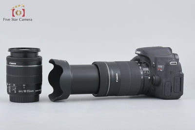 [Used] Canon EOS Kiss X8i Double Zoom Kit - Low Shutter Count, Original Box Included
