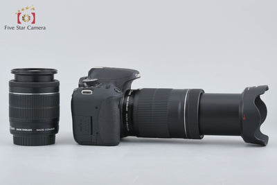 [Used] Canon EOS Kiss X8i Double Zoom Kit - Low Shutter Count, Original Box Included