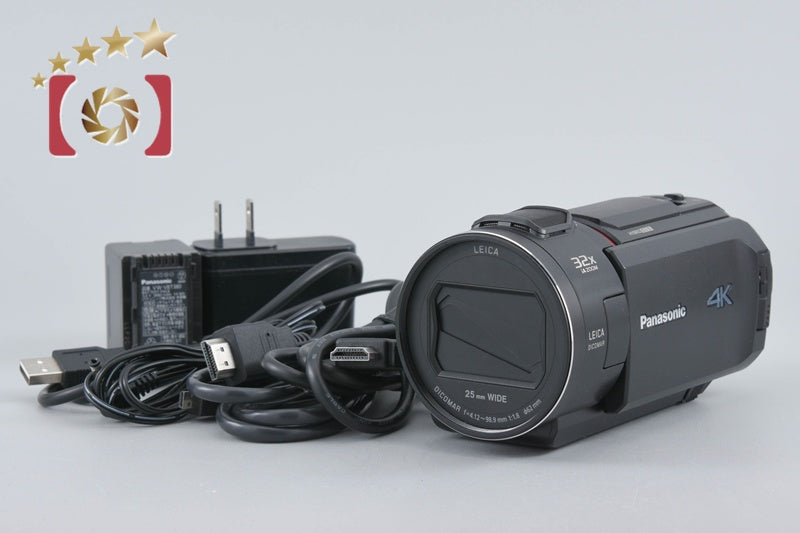 【中古】Panasonic パナソニック HC-WX1M デジタル4Kビデオカメラ