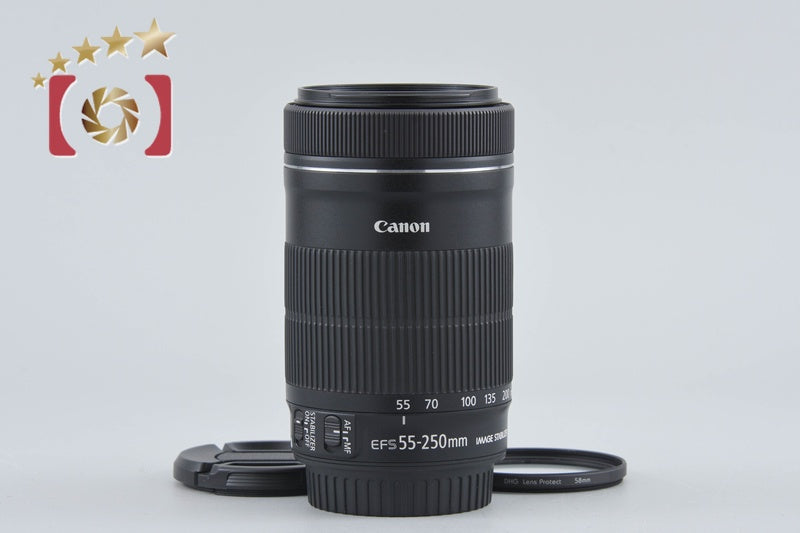 【中古】Canon キヤノン EF-S 55-250mm f/4-5.6 IS STM