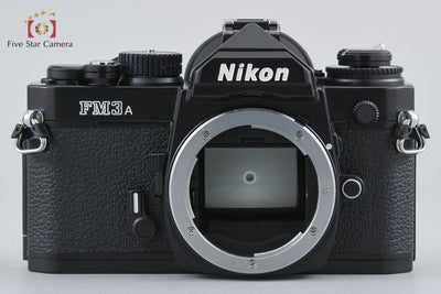 [Used] Nikon FM3A Black Film SLR Camera + MF-16 Databack