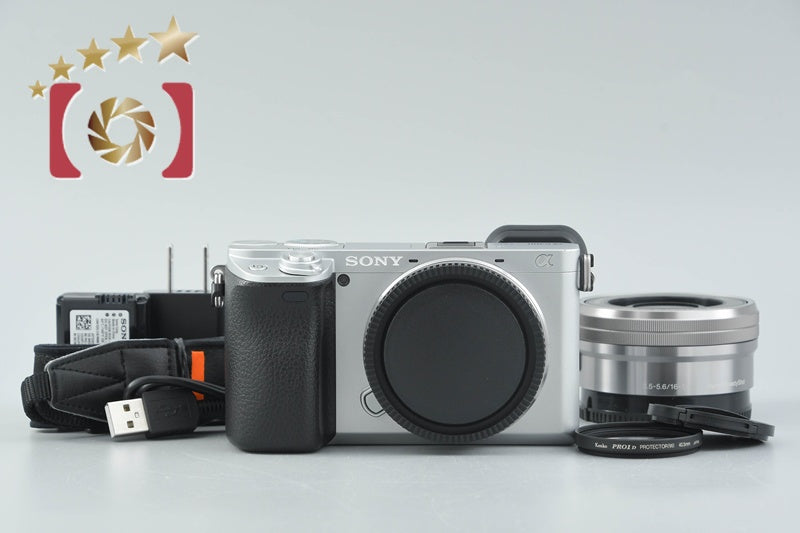 【中古】SONY ソニー α6400 ILCE-6400L シルバー パワーズームレンズキット