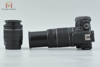 [Used] Canon EOS Kiss X7 Double Zoom Kit Black