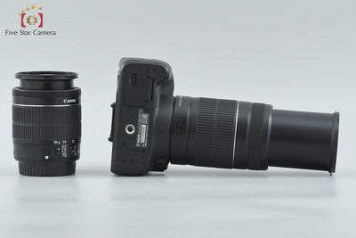 [Used] Canon EOS Kiss X7 Double Zoom Kit Black