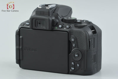 [Used] Nikon D5500 Black Double Zoom Kit, low shutter count, with original box