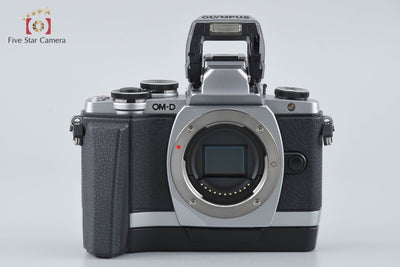 【中古】OLYMPUS オリンパス OM-D E-M10 シルバー EZ ダブルズームレンズキット シャッター回数僅少