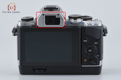【中古】OLYMPUS オリンパス OM-D E-M10 シルバー EZ ダブルズームレンズキット シャッター回数僅少