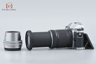 【中古】OLYMPUS オリンパス OM-D E-M10 シルバー EZ ダブルズームレンズキット シャッター回数僅少