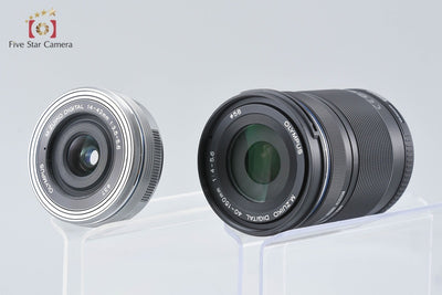 【中古】OLYMPUS オリンパス OM-D E-M10 シルバー EZ ダブルズームレンズキット シャッター回数僅少