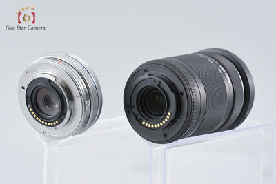 【中古】OLYMPUS オリンパス OM-D E-M10 シルバー EZ ダブルズームレンズキット シャッター回数僅少