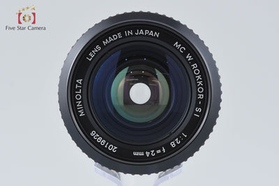[Used] MINOLTA MC W.ROKKOR-SI 24mm f/2.8