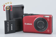 [Used] Canon PowerShot A2200 Red Compact Digital Camera