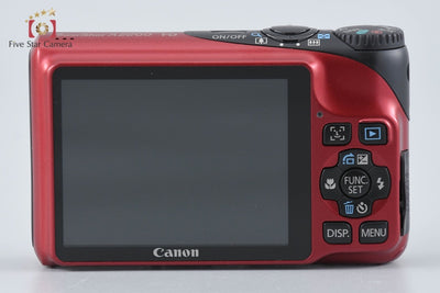 [Used] Canon PowerShot A2200 Red Compact Digital Camera