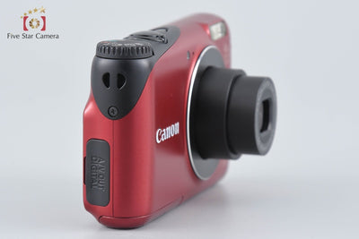 [Used] Canon PowerShot A2200 Red Compact Digital Camera