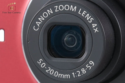 [Used] Canon PowerShot A2200 Red Compact Digital Camera