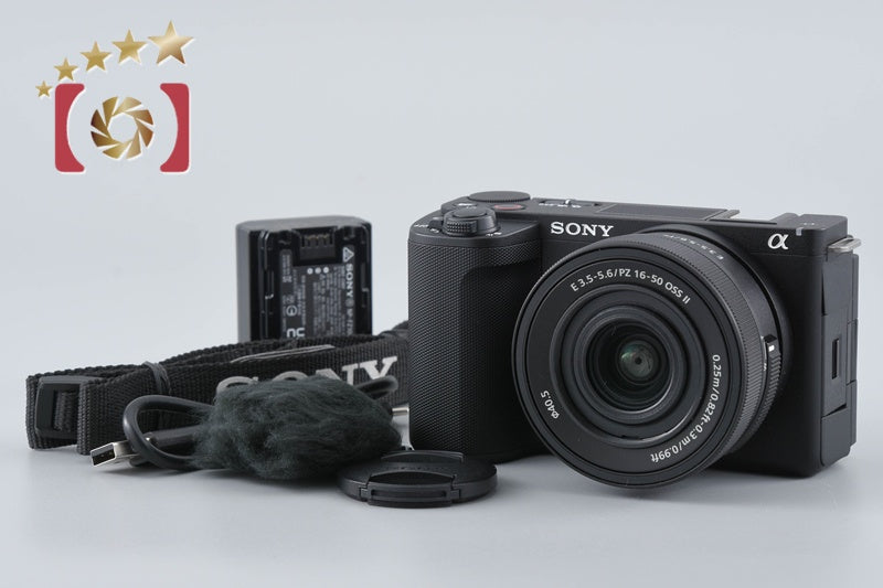 【中古】SONY ソニー α VLOGCAM ZV-E10 II パワーズームレンズキット ブラック
