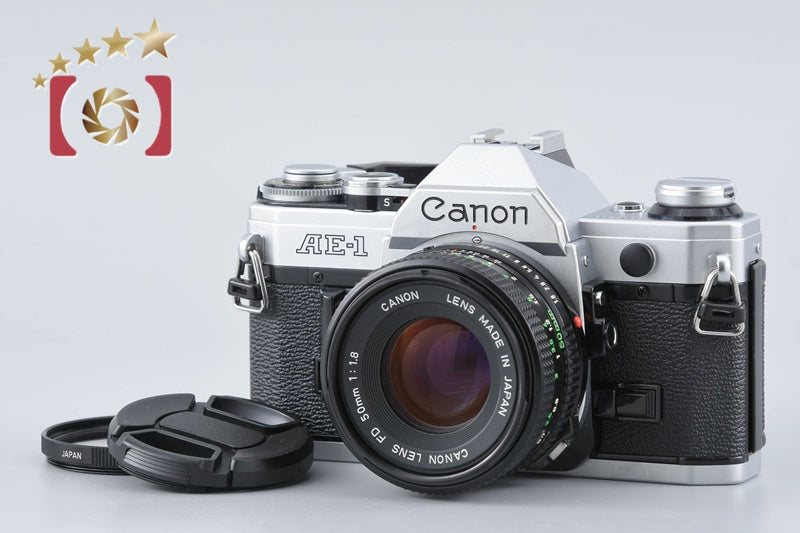 [Used] Canon AE-1 Silver + New FD 50mm f/1.8