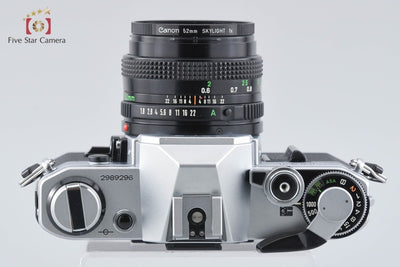 [Used] Canon AE-1 Silver + New FD 50mm f/1.8