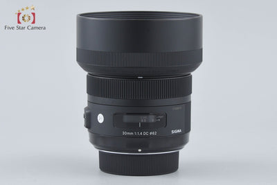 【中古】SIGMA シグマ Art 30mm f/1.4 DC HSM ニコン用