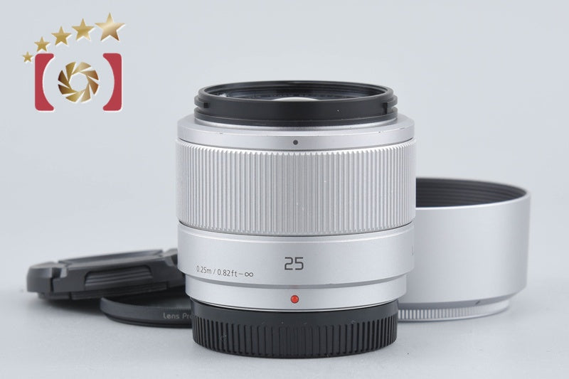 [Used] Panasonic LUMIX G 25mm f/1.7 ASPH. H-H025 Silver