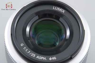 [Used] Panasonic LUMIX G 25mm f/1.7 ASPH. H-H025 Silver