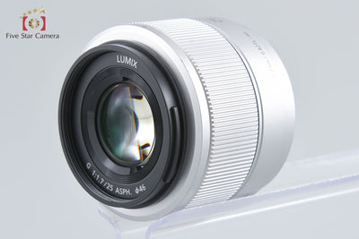 [Used] Panasonic LUMIX G 25mm f/1.7 ASPH. H-H025 Silver