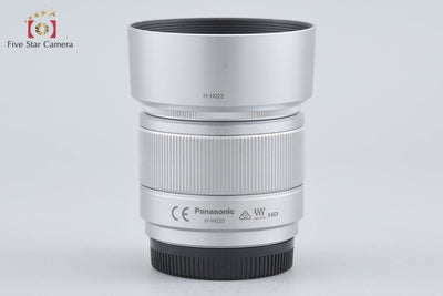[Used] Panasonic LUMIX G 25mm f/1.7 ASPH. H-H025 Silver