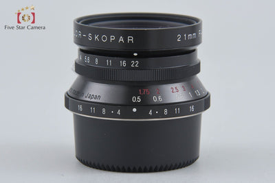 [Used] Voigtlander COLOR-SKOPAR 21mm f/4 MC Black L39 Leica Screw Mount with Original Box
