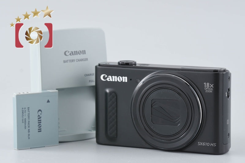 [Used] Canon PowerShot SX610 HS Black Compact Digital Camera