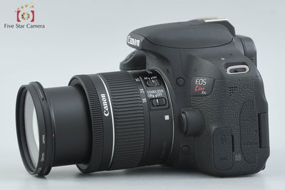 [Used] Canon EOS Kiss X9i + EF-S 18-55mm f/4-5.6 IS STM, Low Shutter Count