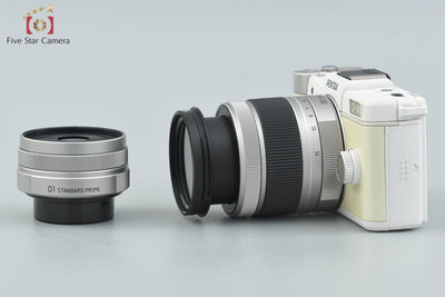 【中古】PENTAX ペンタックス Q ダブルレンズキット ホワイト シャッター回数僅少