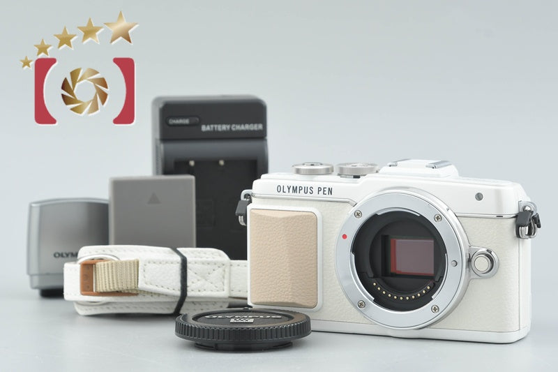 【中古】OLYMPUS オリンパス PEN Lite E-PL7 ホワイト ミラーレス一眼カメラ シャッター回数僅少