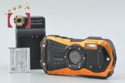 [Used] RICOH Pentax WG-50 Orange Waterproof Digital Camera