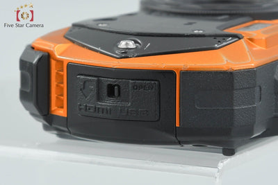 [Used] RICOH Pentax WG-50 Orange Waterproof Digital Camera