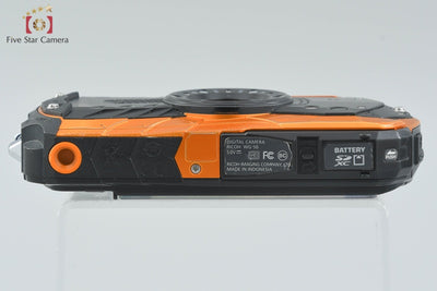 [Used] RICOH Pentax WG-50 Orange Waterproof Digital Camera