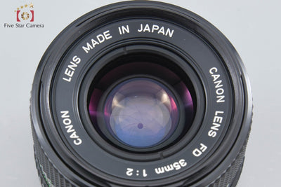 [Used] Canon New FD 35mm f/2