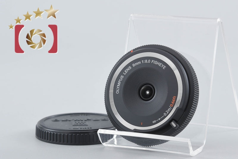 【中古】OLYMPUS オリンパス フィッシュアイボディーキャップレンズ BCL-0980（9mm F8.0 Fisheye）ブラック