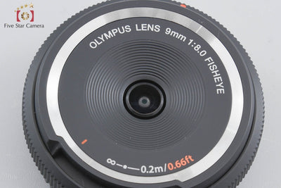 [Used] OLYMPUS Fisheye Body Cap Lens BCL-0980 (9mm F8.0 Fisheye) Black
