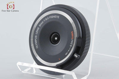 [Used] OLYMPUS Fisheye Body Cap Lens BCL-0980 (9mm F8.0 Fisheye) Black