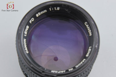 [Used] Canon New FD 85mm f/1.8