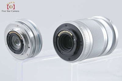 【中古】OLYMPUS オリンパス PEN E-PL10 EZ ダブルズームキット ホワイト シャッター回数僅少 元箱付き