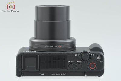 [Used] SONY VLOGCAM ZV-1 Black Compact Digital Camera with Original Box